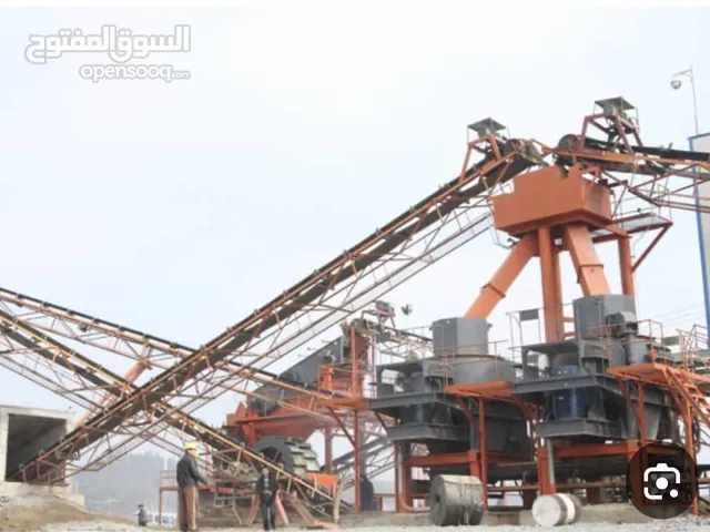 مشروع كامل و جاهز كسارة جديدة مرّكبة في المحجر باكمل معداتها و جاهزة للعمل و مع جميع التصاريح