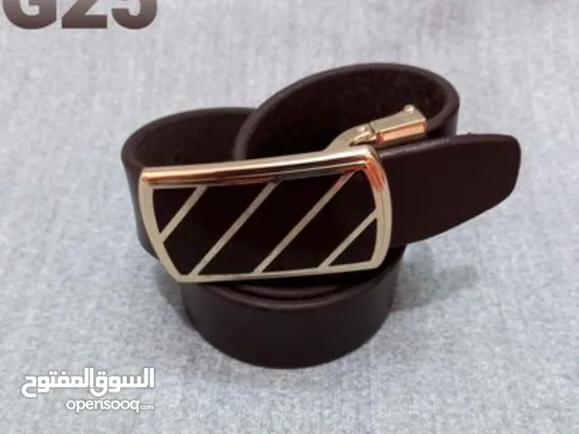 توصيل مجانا داخل خيطان فقط حزام جلد طبيعى بنى