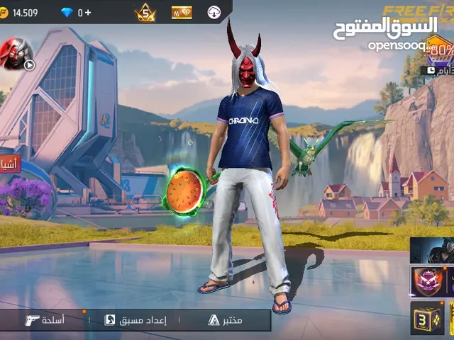 كونت فري فاير للبيع لفل63 مكان قسنطينة