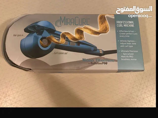 جهاز تجعيد الشعر الاحترافي من بابيليس برونانو تيتانيوم استعمال خفيف جداً + جهاز لفافات كهربائي