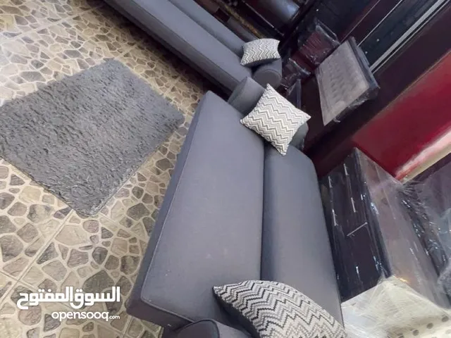 سجلونات عدد 2 6مقاعد ستايل أمريكي حديد من داخل مع أسفنج ضغط وقماش الخيش الناعم الامريكي
