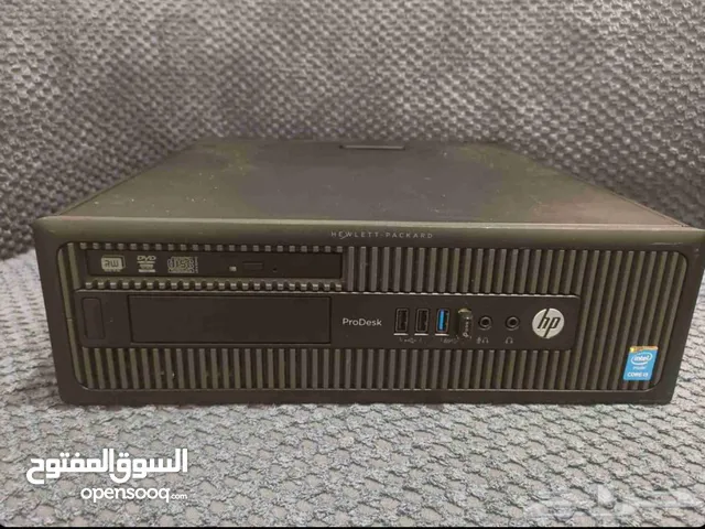 كمبيوتر HP ProDesk i5 (مع شاشة وجميع اغراضه)