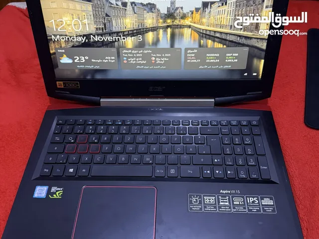 Acer Predator Aspire VX 15 مستعمل بحال الجديد