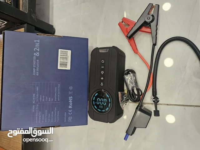 بور بانك سيارة الكتروني مع منفاخ جودة عالية جدا جدا وفعليه قوية يوجد مدخل USB لشحن الأجهزة الأخرى