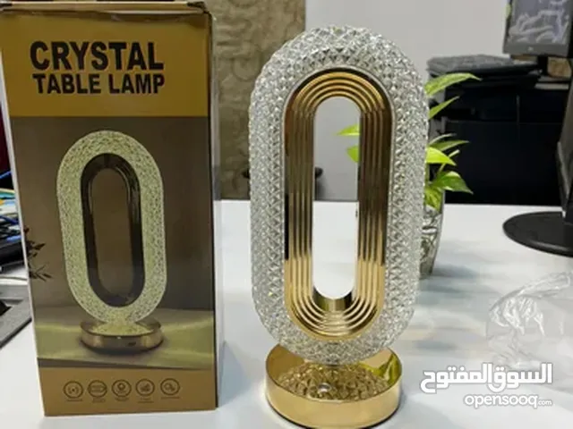 تيبل لامب كريستال ثلاث اضائات crystal taple lamp