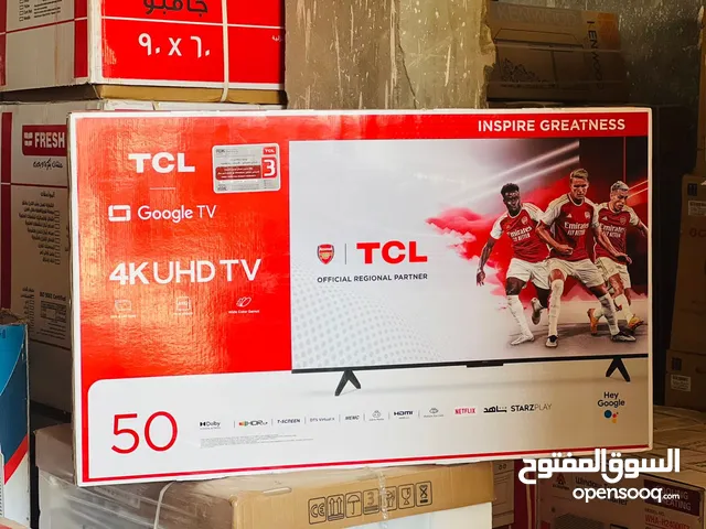 شاشة تي سي ال الاصلي 50 و 55 4k و توصيل مجاني