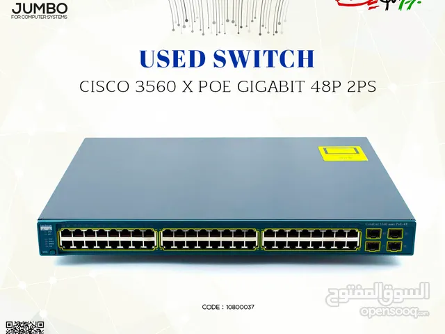 USED Switch Cisco 3560 X POE Gigabit 48 Port