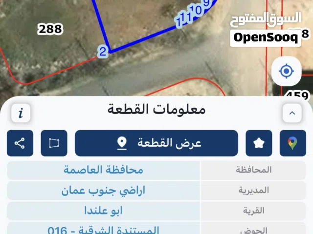 Residential Land for Sale in Amman Abu Alanda