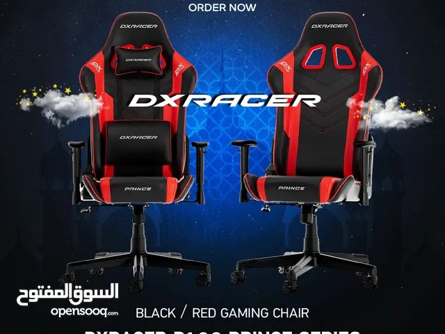 DXRACER P132 Prince Black/Red Gaming Chair - كرسي جيمينج باللون الاسود و الاحمر !