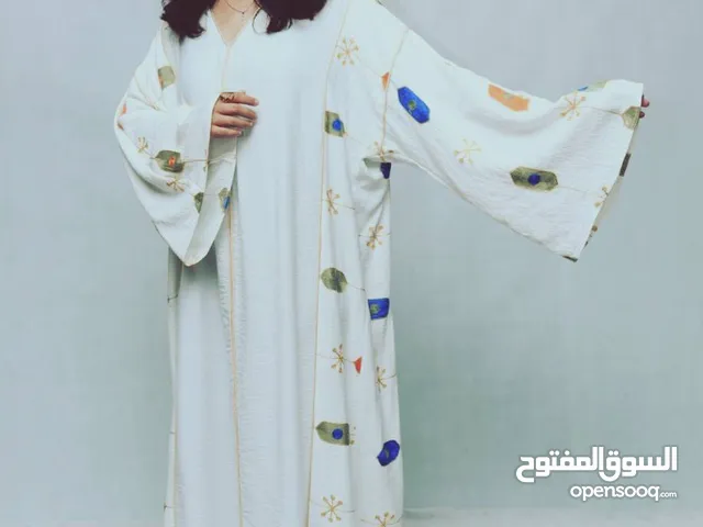 white beautiful kaftan