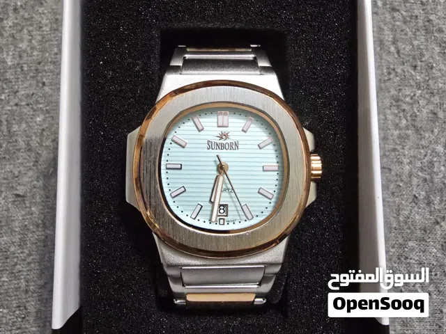 ساعة رجالية Sunborn جديدة للبيع ضد الماء