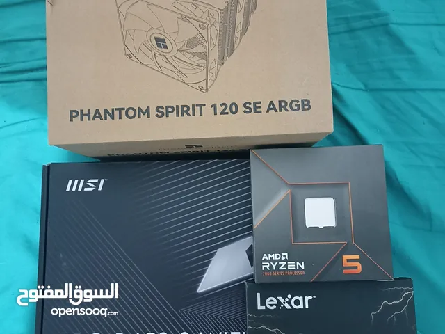 Ryzen 5 7600X, MSI PRO B650-S, Lexar 32GB DDR5 RAM 6000MT/s CL32, Thermalright Phantom Spirit 120 SE