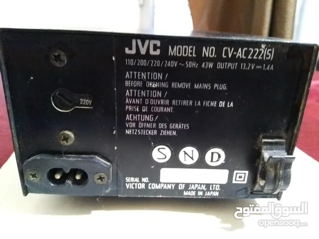 محول JVC صناعة ياباني شغال بحاله ممتازه بسعر مغري