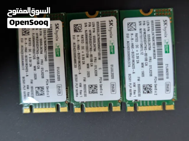 SK hynix 256 GB nvme القصيره فكك اجهزه جديده غير مستخدمه باقي 2