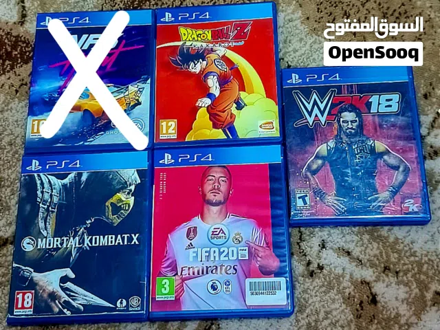 العاب PS4 بحالة ممتازة وعلى الفحص وبسعر حرق اقرأ الوصف