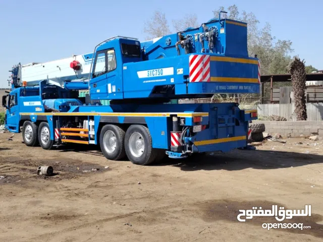 معدات [كرين 75طن لليجار] جاهزة للإيجار يومي/أسبوعي داخل المملكة