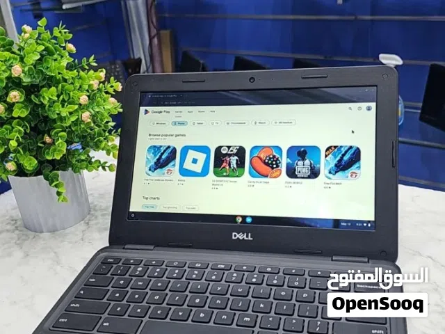 DELL CHROMEBOOK INTEL CELERON PROCESSOR 4GB RAM 32 GB STORAGE  11.6 INCH TOUCH SCREEN DISPLAY