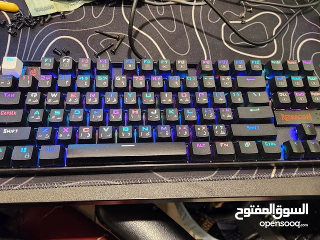 keyboard red dragon