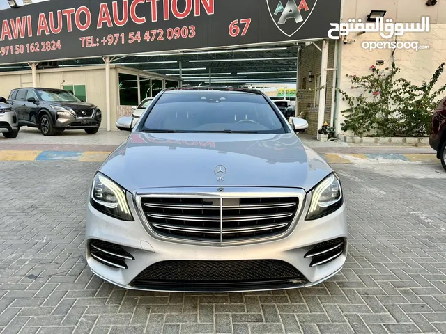 Mercedes Benz S560 2018 كلين تايتل بدون حوادث ضمان دخول جميع دول الخليج + مقاصه جمركيه