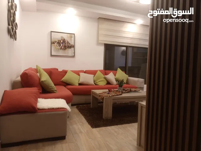 Furnished apartment for rent 2 bedrooms in 6th circle شقة مفروشة للايجار الدوار الساظس