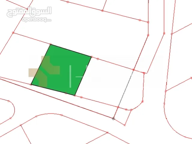ارض للبيع في دابوق - مارس عمشة بمساحة 980 م