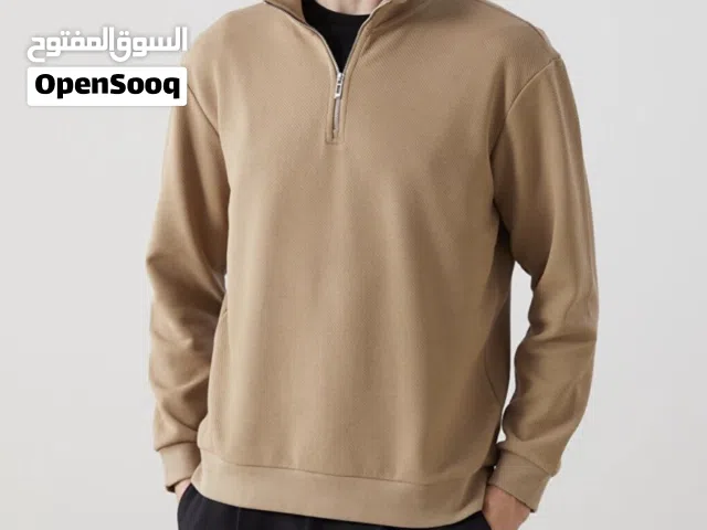 بلوز صوف جديد بيج