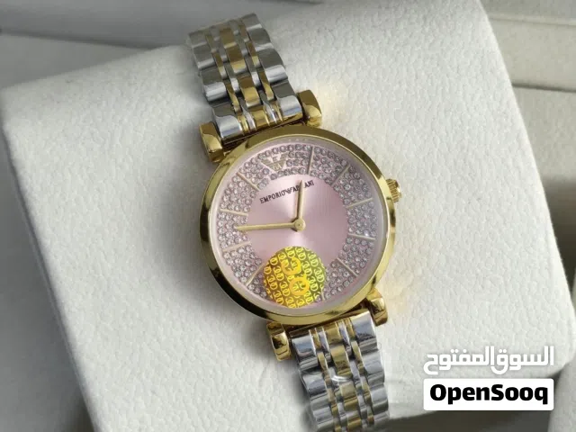 ساعة ارماني نسائية – أناقة إيطالية تناسب كل إطلالة – هدية مثالية للمرأة العصرية