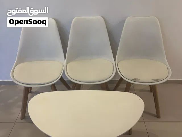 3 Chairs + Coffee table