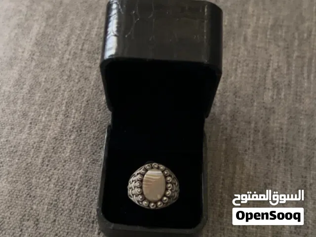 خاتم فضة اصلي للبيع غير ملبوس جودة عالية