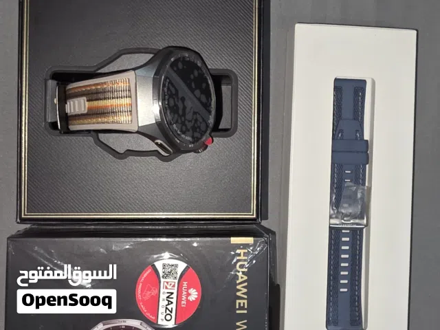 ساعة هواوي آخر إصدار  واحدث مديل gt 6 pro جي تي برو ..استخد يوم واحد مع سير اضافي أزرق السعر 325 الف