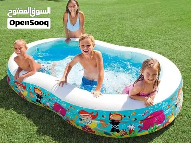 مسبح intex الأصلي الحجم العائلي