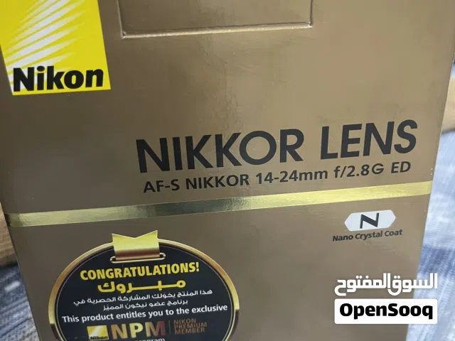 Nikkor lens 14-24 f2.8 G ED