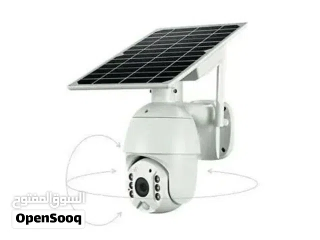 كاميرا المراقبة اللاسلكية بالطاقة الشمسية – رؤية ليلية ملوّنة 4K