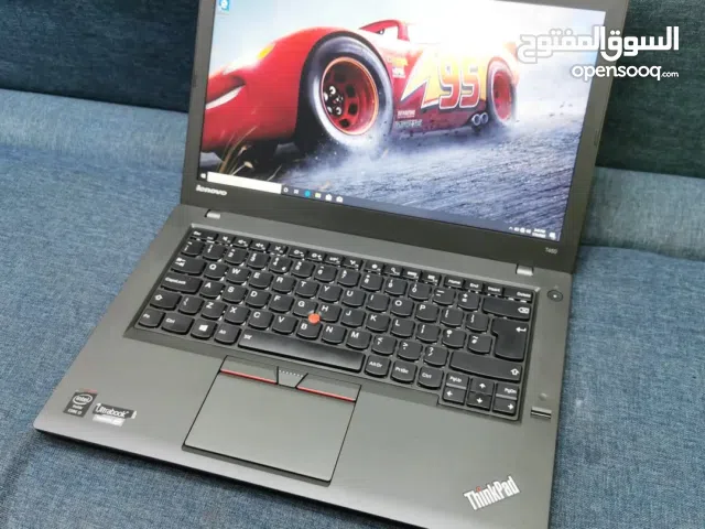 Lenovo Thinkpad T450  بمعالج كور i5 الجيل السادس  الرام 8 قيقا DDR4   هارديسك 500 hdd