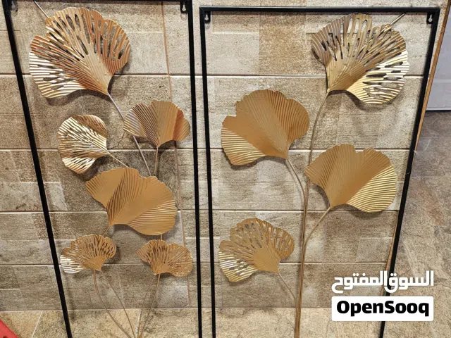 براويز حائط ديكون حفر معدن ماليزي اجنبي فخمة عدد 2 جديده للبيع