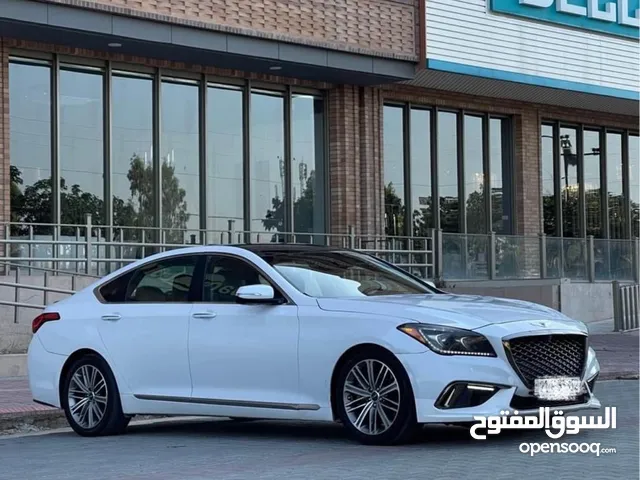جنسس G80 2018 ابيض