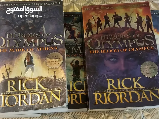 whole series of heroes of Olympus by Rick Riordan in great condition for cheap