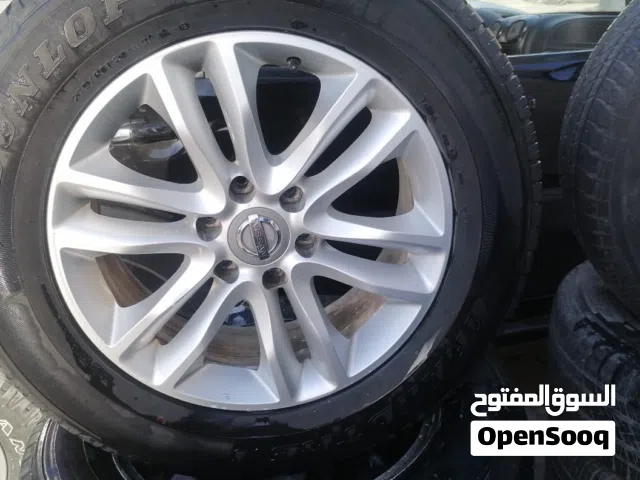 جنط نيسان باترول اصلي مستعمل مع اطارات