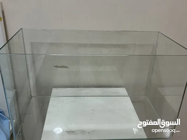 حوض اسماك او سلاحف او زواحف زجاجي 60X30