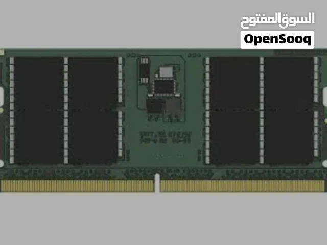 Kingston ValueRAM 16GB 5600MHZ DDR5 CL40 SODIMM Laptop Memory  - رام لابتوب
