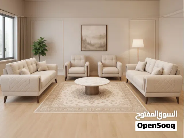 كنب جلوس مودرن تفصيل  أجود أنواع الخشب ضمان علي الاسفنج سنتين