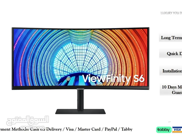 Samsung 34 inches ViewFinity S6 Ultra WQHD 100Hz Premium Business Monitor LS34A650U