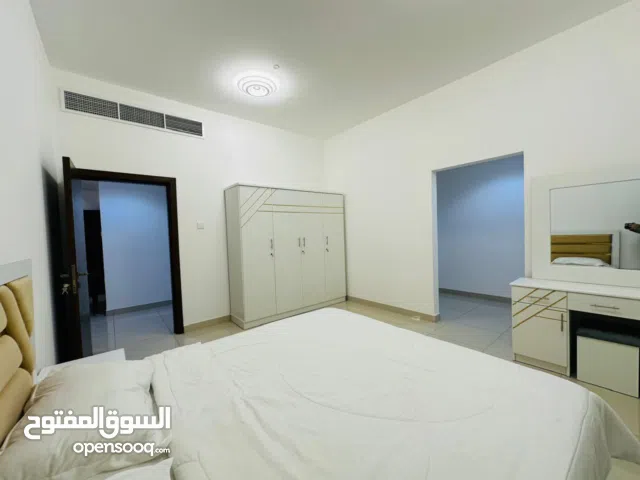 G2-غرفتين وصالة فرش vip جديد بناية جديد للايجار الشهري شاملة الفوتير في عجمان النعيمية