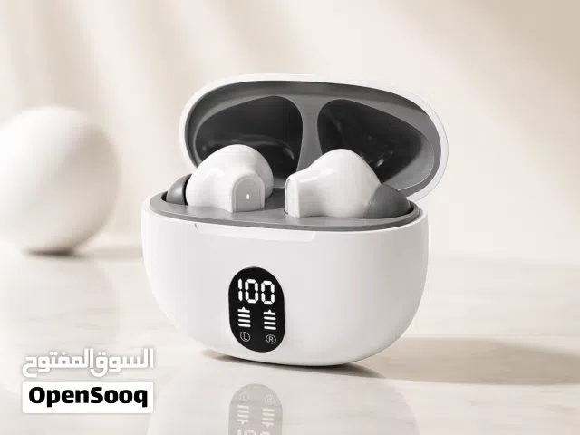 سماعات ايربود بلوتوث  رياضية موديل 858B نظافة 100% ما مستخدم
