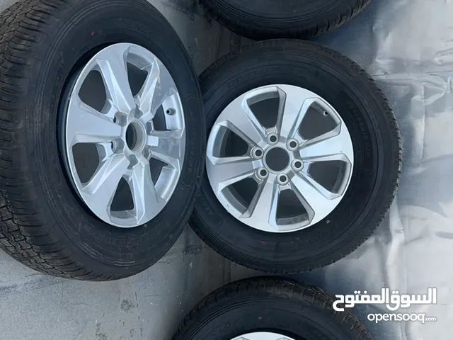 تواير دنلوب قياس 18 مع رنقات لاند كروزر