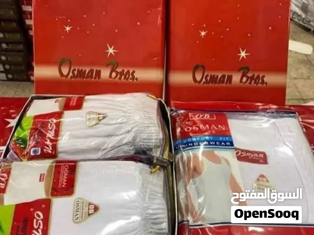 ملابس داخلي رجالي قطن مصري 6 قطع ب 10 دنانير