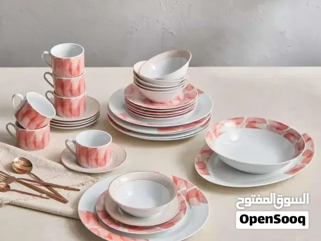 طقم صحون فاخر 32 قطعة من Home Box جديد بالكرتون الأصلي