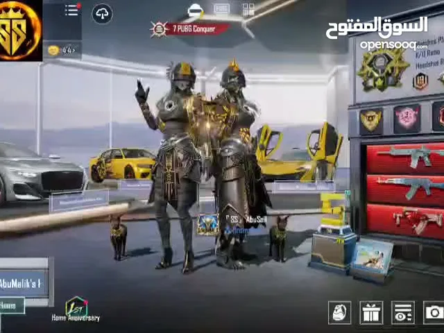 حساب ببجي للبيع ليفل القوه 62 ضمان سحب ليفل 73 - 112 ميثك + 4 بدلة اكس