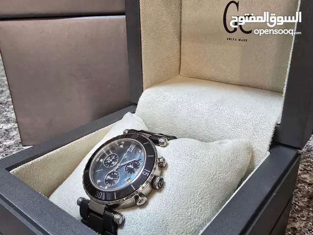 ساعة Gc Diamond Chronograph نسائية، By Guess، سويسرية، Swiss made