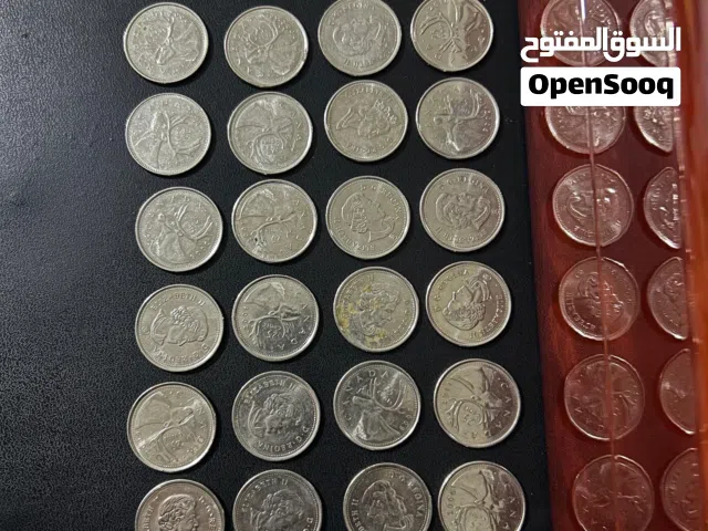 عدد 29 coins من فئة 25سنت cent كندي